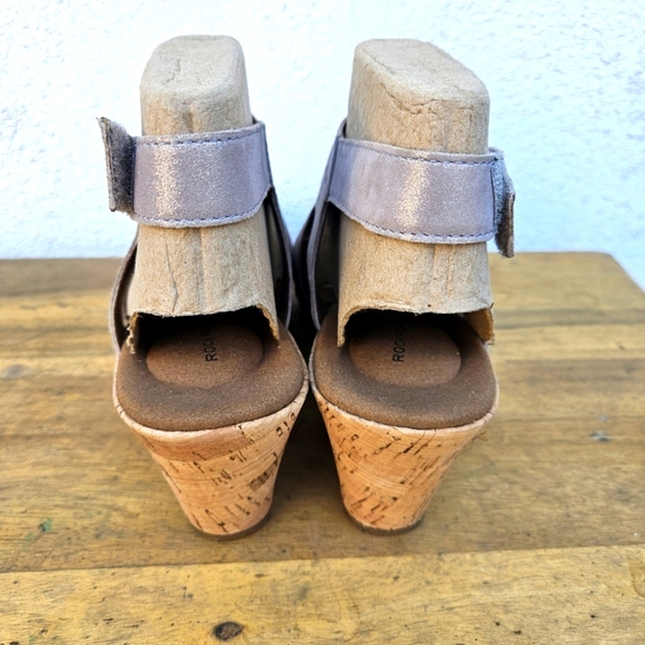 Rockport Briah Hood Slingback Wedges Sandals Size 9.5 - Picture 9 of 16